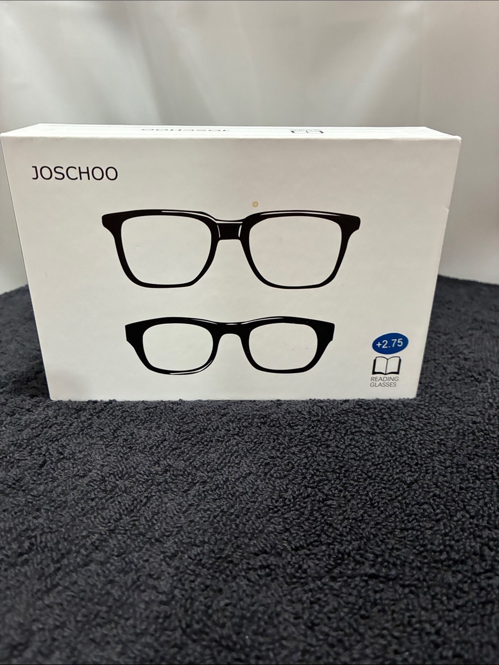 JOSCHOO Reading Glasses +2.75 2-pack- White Box NWT